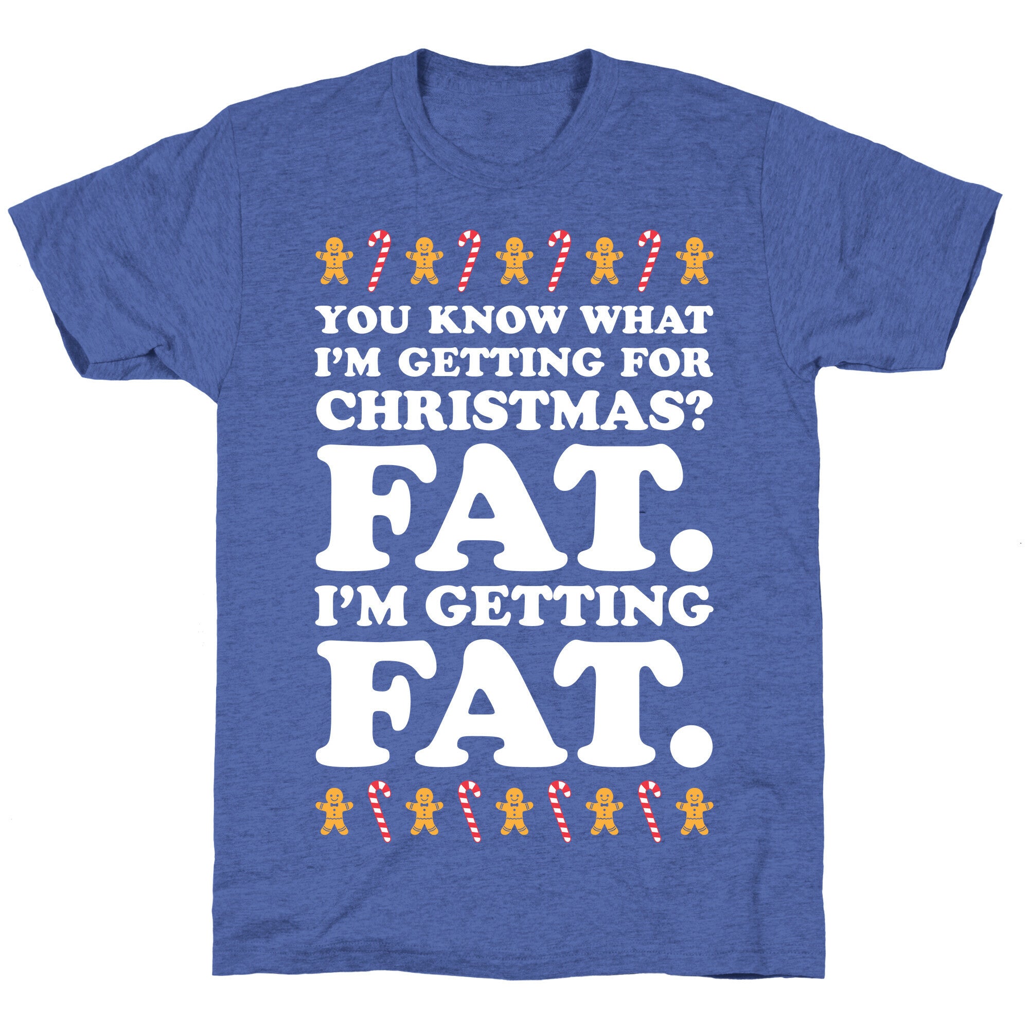 Fat Christmas Unisex Triblend Tee